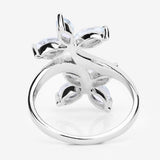 1.54 Carat Genuine Aquamarine .925 Sterling Silver Ring