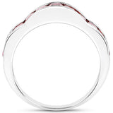 1.98 Carat Genuine Garnet .925 Sterling Silver Ring