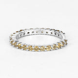 0.81 Carat Genuine Citrine .925 Sterling Silver Ring