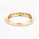 0.32 Carat Genuine Yellow Diamond 14K Yellow Gold Ring (I1-I2)
