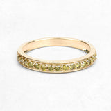 0.32 Carat Genuine Yellow Diamond 14K Yellow Gold Ring (I1-I2)