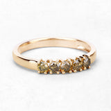 0.46 Carat Genuine Yellow Diamond 14K Yellow Gold Ring (I1-I2)