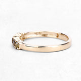 0.46 Carat Genuine Yellow Diamond 14K Yellow Gold Ring (I1-I2)