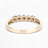 0.46 Carat Genuine Yellow Diamond 14K Yellow Gold Ring (I1-I2)