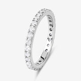 1.00 Carat Lab Grown Diamond 14K White Gold Ring