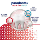 Parodontax Whitening Toothpaste for Sensitive Teeth and Gums - Anti-Plaque, Fluoride, 2.54 fl oz