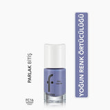 Flormar Full Color FC16 Imaginary World Nail Polish: Extra Pigmented, Long Lasting, High Shine, Vibrant Purple Nail Color