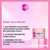 Elidor Ultra Shine 100 Repair Mask - 7.44 fl oz Deep Conditioning Hair Treatment for Damaged Hair Repair and Shine Enhancement