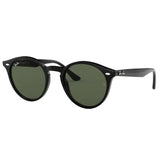 Ray-Ban 0RB2180 Round Sunglasses with Grey Green Lenses 49mm