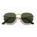 Ray-Ban 0RB3548N Hexagonal Gold Sunglasses 51mm
