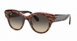 Ray-Ban 2192 1324/Bg Round Brown Tortoise Sunglasses 42mm