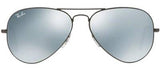 Ray-Ban Aviator 3025 Gunmetal Sunglasses with Silver Mirror 58mm