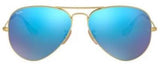 Ray-Ban Aviator 3025 Gold Metal Mirror Sunglasses 58mm