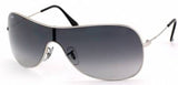 Ray-Ban 3311 003/8G Classic Metal Shield Sunglasses - Grey