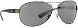 Ray-Ban 3386 029/88 Gunmetal Aviator Sunglasses 63mm