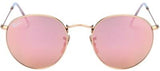 Ray-Ban 3447 112/Z2 Round Metal Sunglasses Copper Mirror 50mm