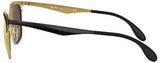 Ray-Ban 3538 187/2Y Square Metal Sunglasses with Rose Mirror Lenses