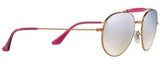 Ray-Ban 3540 198/9U Copper Metal Mirror Sunglasses 55mm