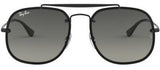 Ray-Ban 3583-N 153/11 Black Metal Aviator Sunglasses 58mm