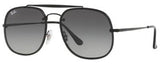 Ray-Ban 3583-N 153/11 Black Metal Aviator Sunglasses 58mm
