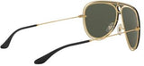 Ray-Ban 3605-N 187/71 Gold Metal Aviator Sunglasses