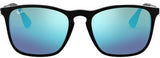 Ray-Ban 4187 Chris Mirror Lens Square Sunglasses 54mm