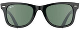 Ray-Ban 4340 601 Classic Wayfarer Sunglasses Black 50mm