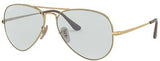 Ray-Ban 3689 001/T3 Aviator Sunglasses with Evolve Lenses 55mm