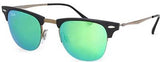 Ray-Ban 8056 176/3R Copper Metal Green Mirror Sunglasses 51mm