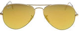 Ray-Ban 3025 112/93 Aviator Gold Mirror Sunglasses 58mm