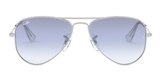 Ray-Ban 9506S Silver Metal Aviator Sunglasses 50mm