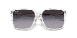 Ray-Ban 0RB2206D Blue Gradient Square Sunglasses 57mm