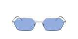 Ray-Ban 0RB3728 003/8055 Metal Frame Blue Lens Sunglasses 55mm