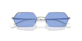 Ray-Ban 0RB3728 003/8055 Metal Frame Blue Lens Sunglasses 55mm