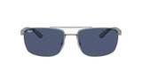 Ray-Ban 0RB3737 004/8060 Metal Square Men's Sunglasses 60mm