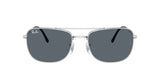 Ray-Ban 0RB3755 003/R559 Men's Metal Sunglasses Blue Lens 59mm