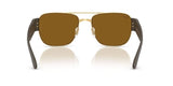 Ray-Ban 0RB3756 001/3359 Men's Metal Sunglasses with Brown Lenses