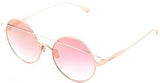 Retro Future C02 Rose Metal Mirrored Sunglasses 54mm
