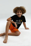 Rolly Polly Rp3539-2 Boys Bermuda Set in Black