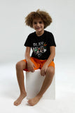 Rolly Polly Rp3539-2 Boys Bermuda Set in Black