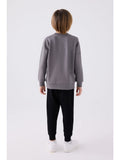 Roly Poly Boys Dark Grey Tracksuit Set Comfort 2-Piece