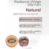 Rosece Radiance Wings Cream Eyeshadow Shimmer Pink 7g