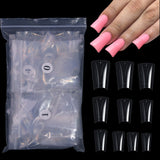 Short Duck Nail Tips - Clear