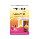 Remove Care Beach Ready Kit Wax Strips & Bronzing Oil 100 ml