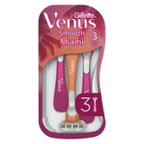 Gillette Venus Smooth Miami Women's Razor Blades 3 Count