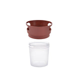 Babyjem Spill-Proof Snack Container for Kids - Antibacterial Fabric Cover, Easy to Use, Ideal for Travel and Daily Use