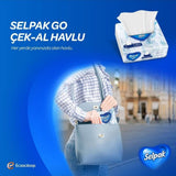 Selpak Go Pull & Use Paper Towels 50 Sheets