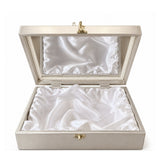 Pierre Cardin Siba Stitched Leather Box with Hook Closure