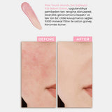 Sinoz Pink Touch SPF50+ Tone-Up Sunscreen: Color Correcting, Redness Reducing, and Brightening Mineral Facial Sunscreen with Hyaluronic Acid - 1.69 fl oz