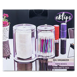 Eklips Dual Compartment Cotton Pad Holder